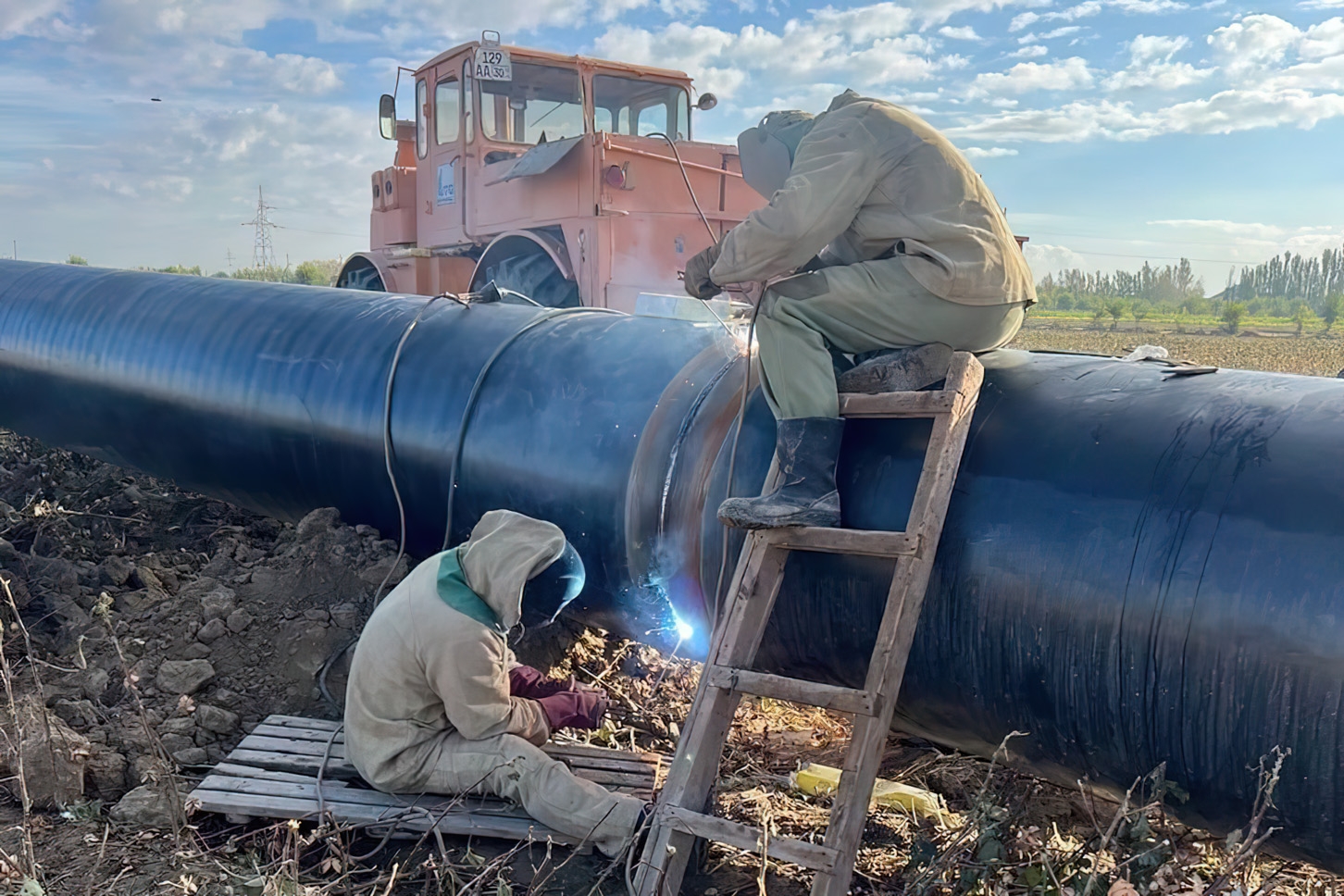 Pipeline rehabilitation project